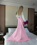 Half Skirt Bow Princess Dress for Little Royalty Bliss