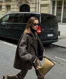 Classic Relaxed Lapel Double Sided Jacket Coat Style