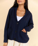 Printed Cardigan Casual Long Sleeve Sweater Everyday Comfort All Day Wear Essentials