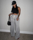 Women's Casual Long Pants in Solid Colors for Everyday Style