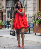 Solid Color Sleeveless Short Pod Dress for Stylish Summer Looks