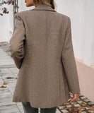 Elegant Tailored Mini Suit with Distinctive Contrast Buttons