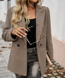 Elegant Tailored Mini Suit with Distinctive Contrast Buttons