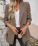 Elegant Tailored Mini Suit with Distinctive Contrast Buttons