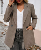 Elegant Tailored Mini Suit with Distinctive Contrast Buttons