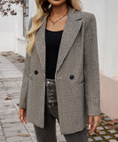 Elegant Tailored Mini Suit with Distinctive Contrast Buttons