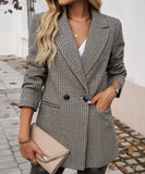 Elegant Tailored Mini Suit with Distinctive Contrast Buttons