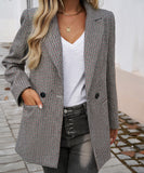 Elegant Tailored Mini Suit with Distinctive Contrast Buttons