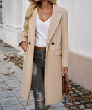 Elegant Cowl Neck Cardigan Overcoat
