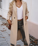 Elegant Cowl Neck Cardigan Overcoat