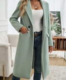 Elegant Cowl Neck Cardigan Overcoat