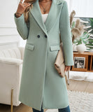 Elegant Cowl Neck Cardigan Overcoat