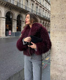 Classic Relaxed Short Coat For Women Evening Style Modern