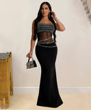 Slim-Fit Sequin Party Dress For Women Evening Wear Edition