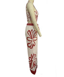 Floral Camisole And Wide Leg Pants Set Multicolor Chic