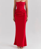 Breast Top Fish Bone Sexy Slim-Fit Fishtail Dress in Style