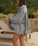 Relaxed Slim-Fit Womens Shirt And Shorts Set For Daywear