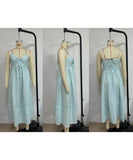 Women's V Neck Striped Bandeau Dress in Blue Cyan Pink Yellow