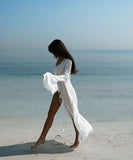 Lace Open Cardigan Cover-Up for Beach Bikini Sun Protection