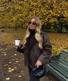 Classic Relaxed Lapel Double Sided Jacket Coat Style