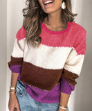 Relaxed Round-Neck Long-Sleeved Sweater Loose-Fit Everyday