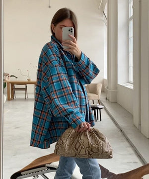 Stylish Plaid Long-Sleeved Shirt with Lapel for Every Occasion