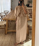 Puff Sleeve Summer Shirt Set with Stylish Half-Length Skirt