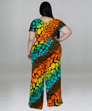 Chic Printed Knit Fashion Casual Strap Two-Piece Set Delight