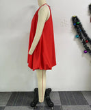 Solid Color Sleeveless Short Pod Dress for Stylish Summer Looks