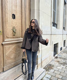 Classic Relaxed Lapel Double Sided Jacket Coat Style