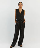 Chic Women's Sleeveless Vest and Long Pants Two-Piece Set