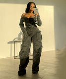 Classic Relaxed One-Piece Jumpsuit With Pockets For Everyday