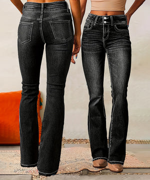 Vintage Stretch Wash Street Jeans Girl for Effortless Style