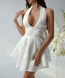 Elegant Lace-Up Evening Dress with Neckline in Multiple Colors