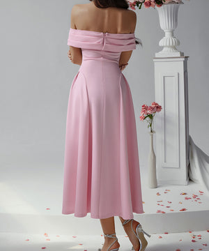 Strapless Wrap Around Blouse Dress for Women in Multiple Colors