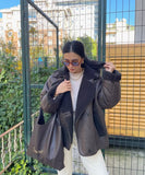 Classic Relaxed Lapel Double Sided Jacket Coat Style