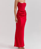 Breast Top Fish Bone Sexy Slim-Fit Fishtail Dress in Style