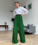 High Waisted Loose Fitting Casual Pants for Women in Multiple Colors