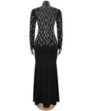 Slim-Fit Beaded Strapless Dress With Rhinestones Evening