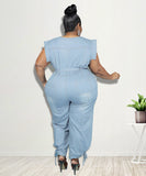 Western Denim Jumpsuit