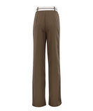 Solid Color Fashionable Casual Pants for Men and Women in Grey Black and Khaki