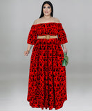 Plus Size Long Sleeve Maxi Dress Comfortable Stretchy Elegant