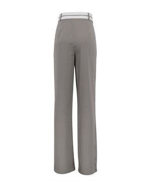 Solid Color Fashionable Casual Pants for Men and Women in Grey Black and Khaki
