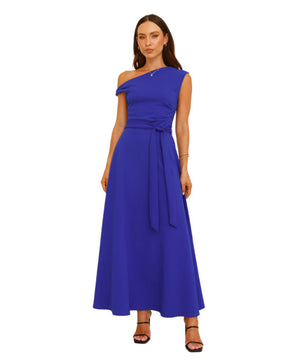 Front Tie Slip Midi Dress