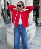 Classic Slim-Fit Cardigan Coat For Women Long-Sleeve