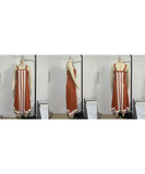 Vivid Beach Vacation Halter Dress in Multiple Colors