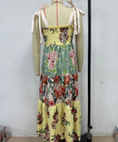 Stylish Women's Printed Halter Dress in Vibrant Colors