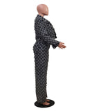 Relaxed Check Suit Set With Modern Smart Style For Women