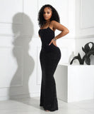 Halter Neck Diamond Mesh Dress for Stunning Night Out Looks