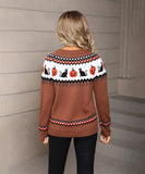 Knitted Christmas Halloween Sweater Women Cozy And Festive